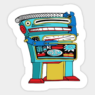 Robot Stretch Sticker